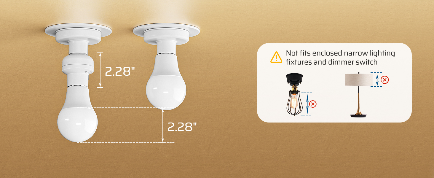 DEWENWILS Remote Control Light Socket