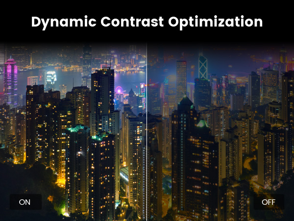 BenQ W2720i dynamically adjusting light output to match content and scene