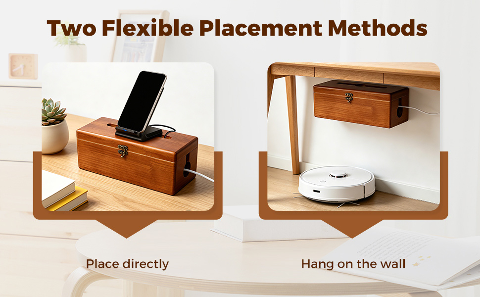 Cable Management Box with Latch