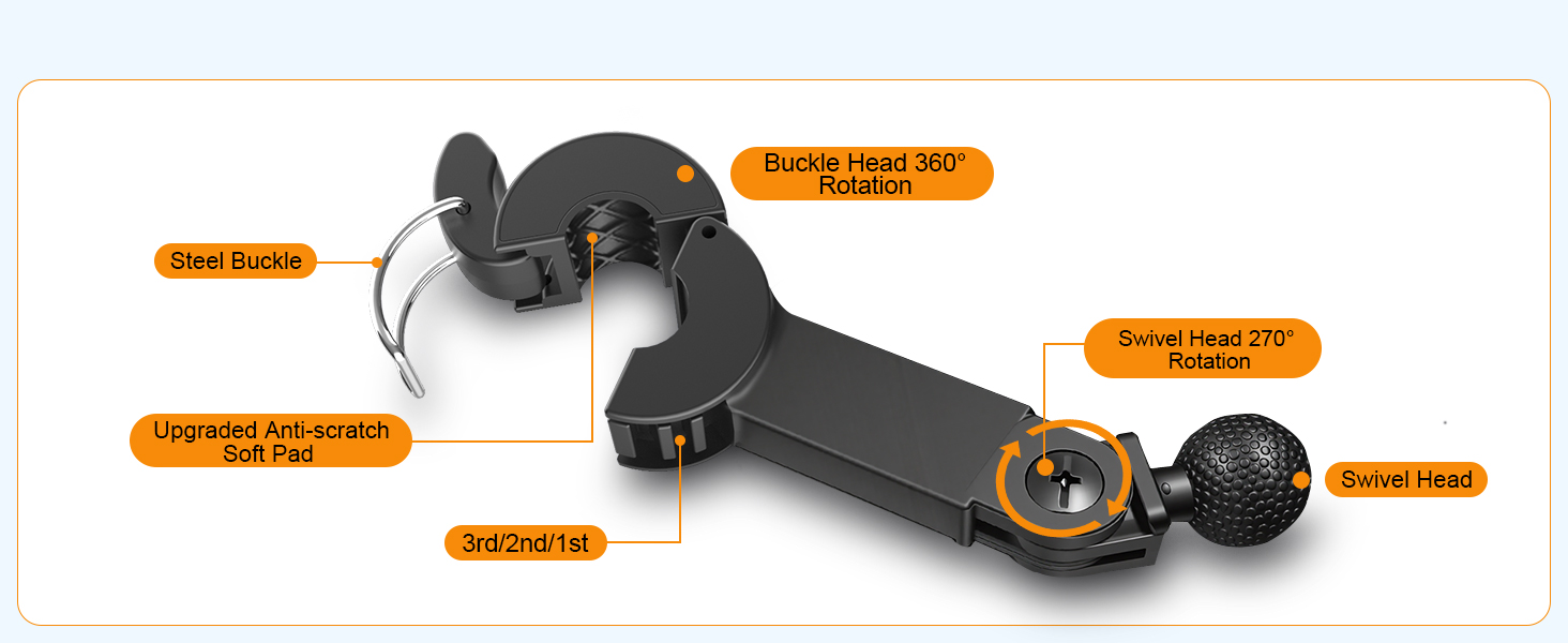 headrest fan for car