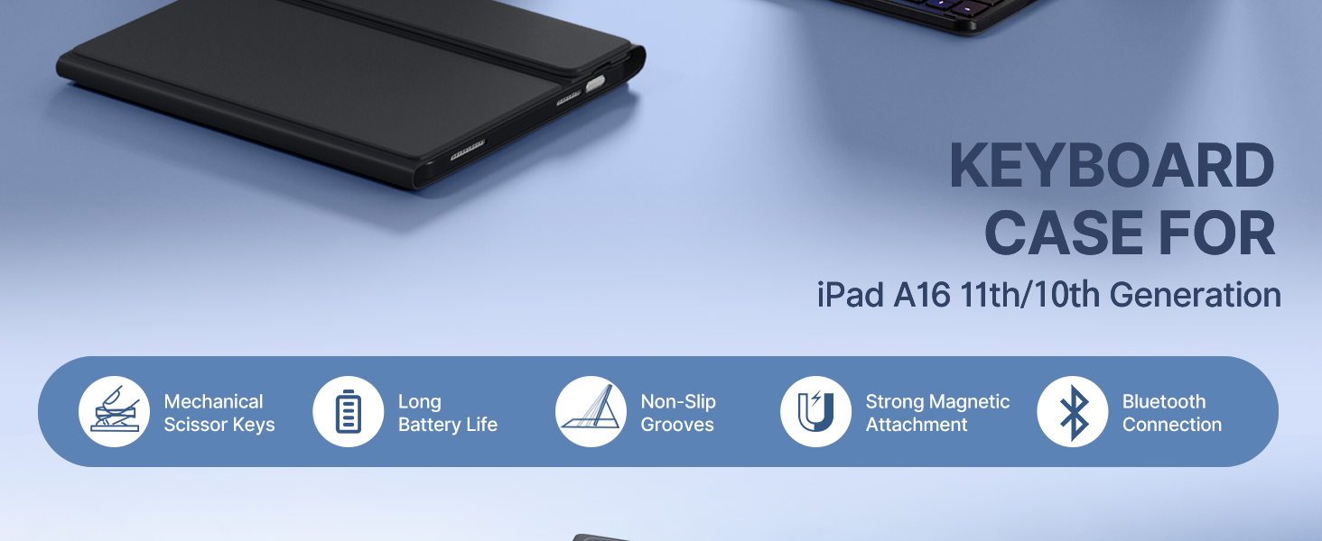 ipad a16 case with keyboard