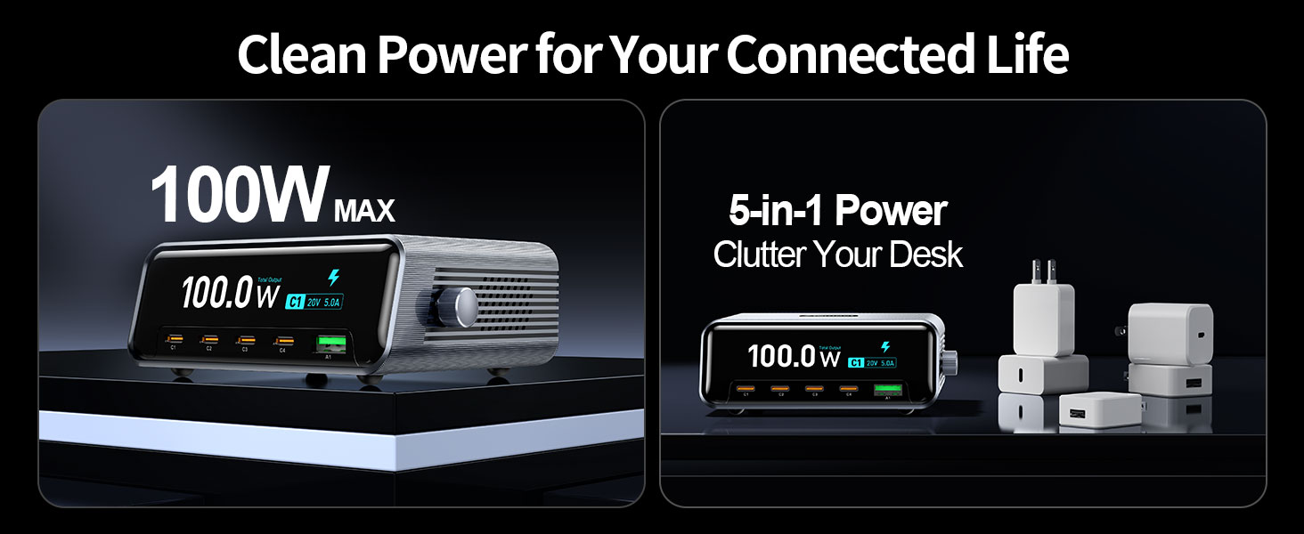 100W 6Port