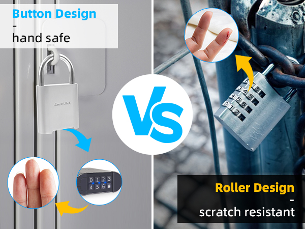 4-8 digit combination padlock