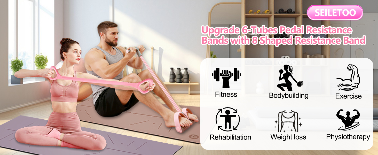 foot pedal resistance band