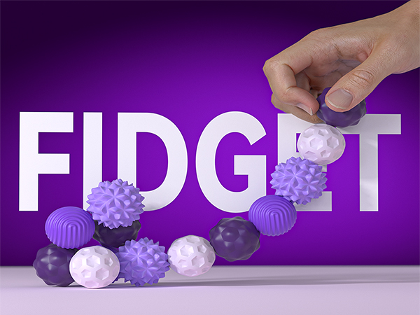 Large Magnetic Sensory Fidget Ball Toy