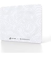 Attack Shark CM05SE Glass Gaming Mousepad,Nano-Micro-Etched Texture,Smooth Glass Surface,High Acc...