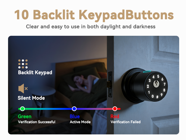 electronic door knob
