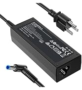 Compatible with HP Laptop Charger 65W 45W Smart Blue Tip Power Adapter
