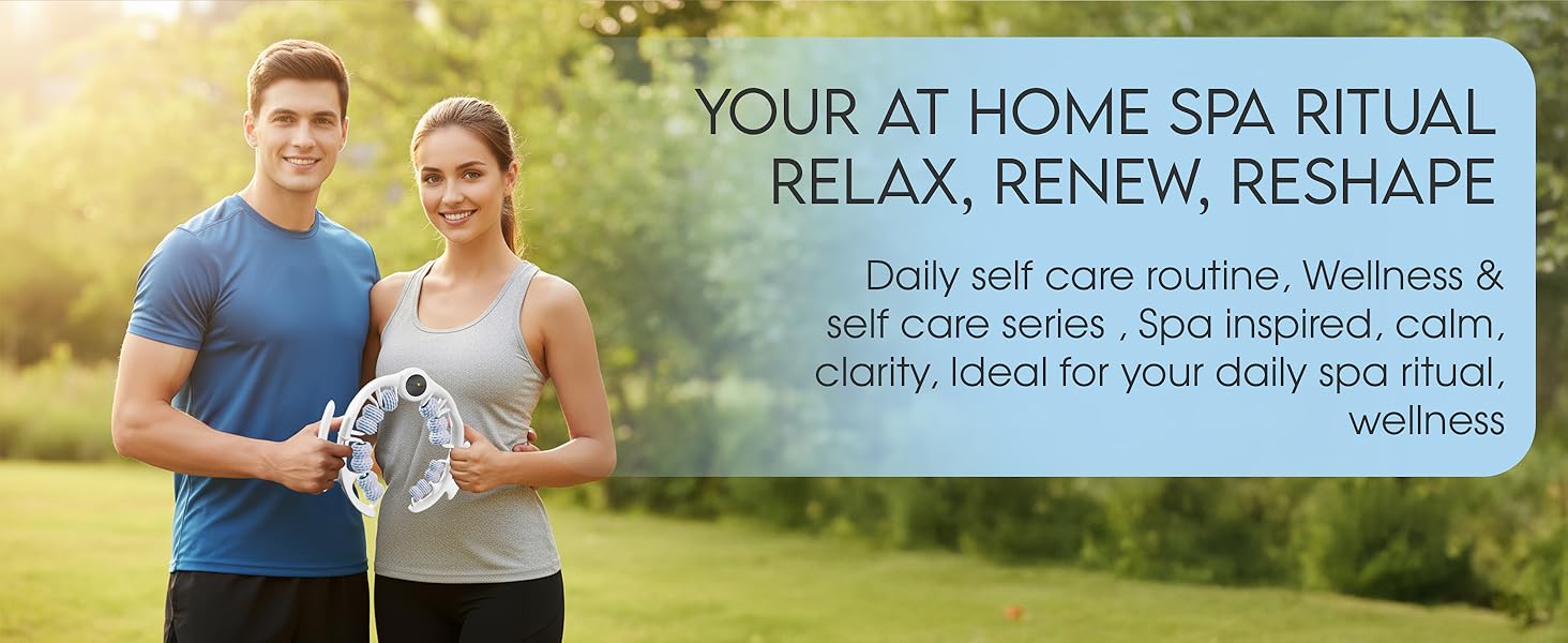 at home spa experience with aydia anti cellulite massage rollers for self care and daily wellness