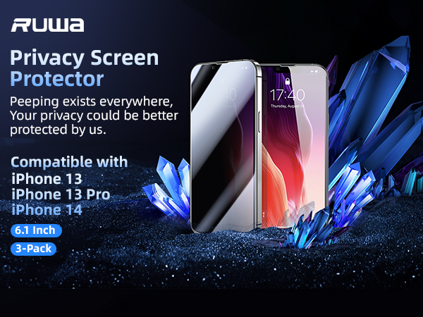 3-PACK SCREEN PROTECTOR IPHONE 13 13PRO 14
