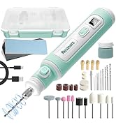Resiners Cordless Rotary Tool Kit, Electric Resin Drill &amp; Polishing Kit, 5-Speed Adjustable, 54pc...