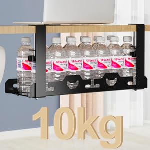 Office Cable Management Under Desk Shelf Mount Electric Wire Organizer Cord Container Signam Rack