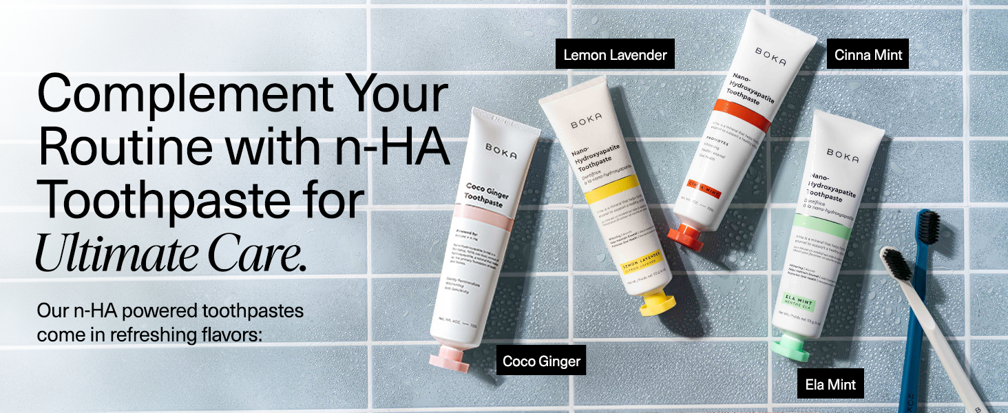 Boka toothpaste flavors