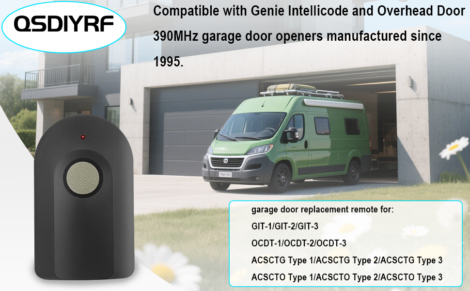 for Genie Garage Door Opener Remote