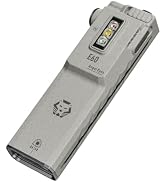 RovyVon E60 Mao Marble 1500 Lumens 3-in-1 Flat EDC Flashlight, Class 3R Green Beam and 365nm Ligh...