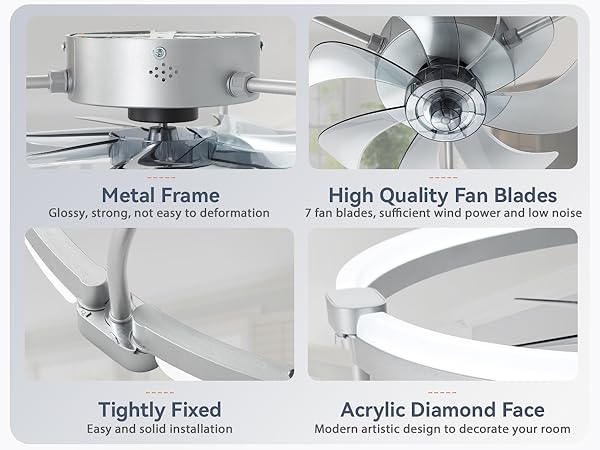 low profile ceiling fan