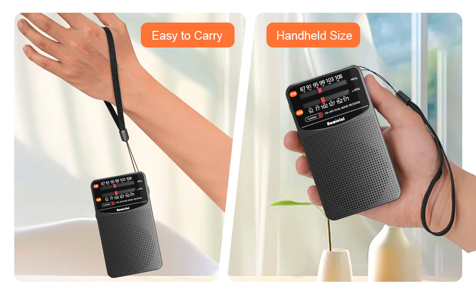 handheld radio easy to carry