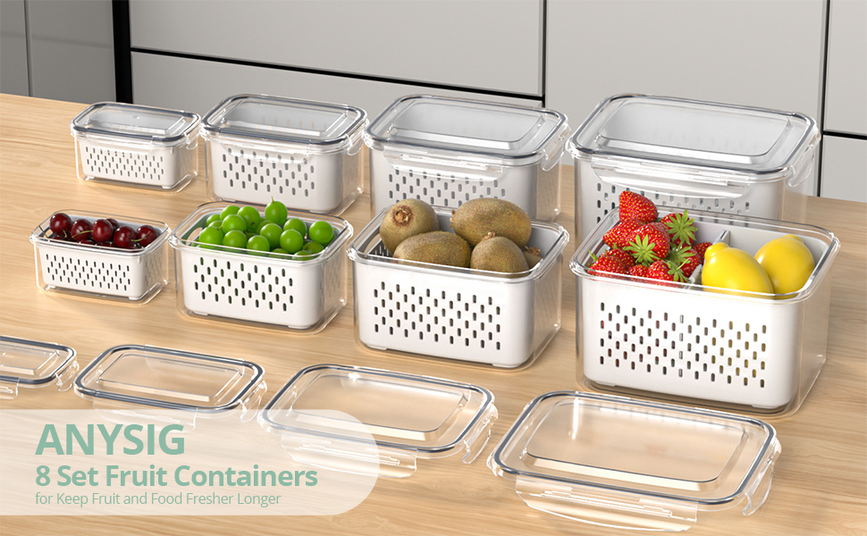 Fruit Storage Containers for Fridge