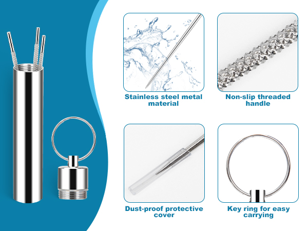 Metal toothpick set