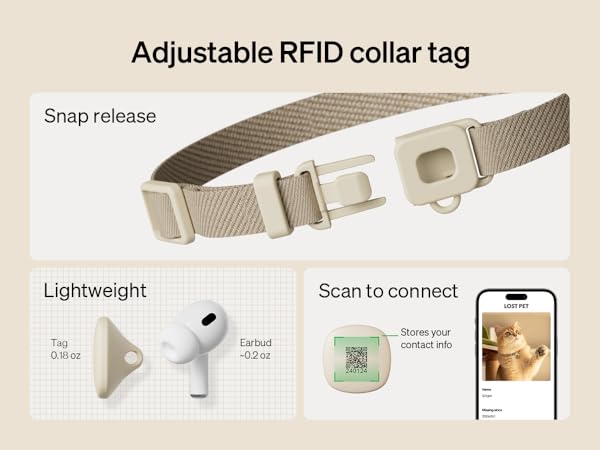 RFID collar tag