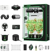 VIVOSUN Smart Plus Grow Tent Kit 2x4 Complete Grow System WiFi-Integrated Automatic Control with ...