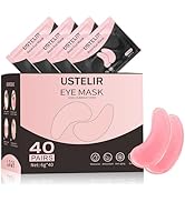 USTELIR Under Eye Patches, 40 Pairs Eye Mask for Dark Circles, Puffy Eyes, Undereye Bags,Wrinkles...
