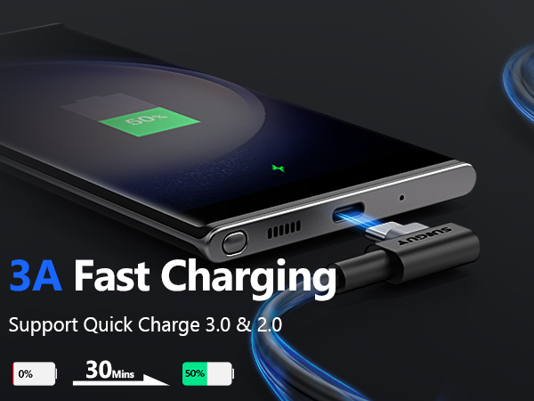 90 Degree USB C Cable