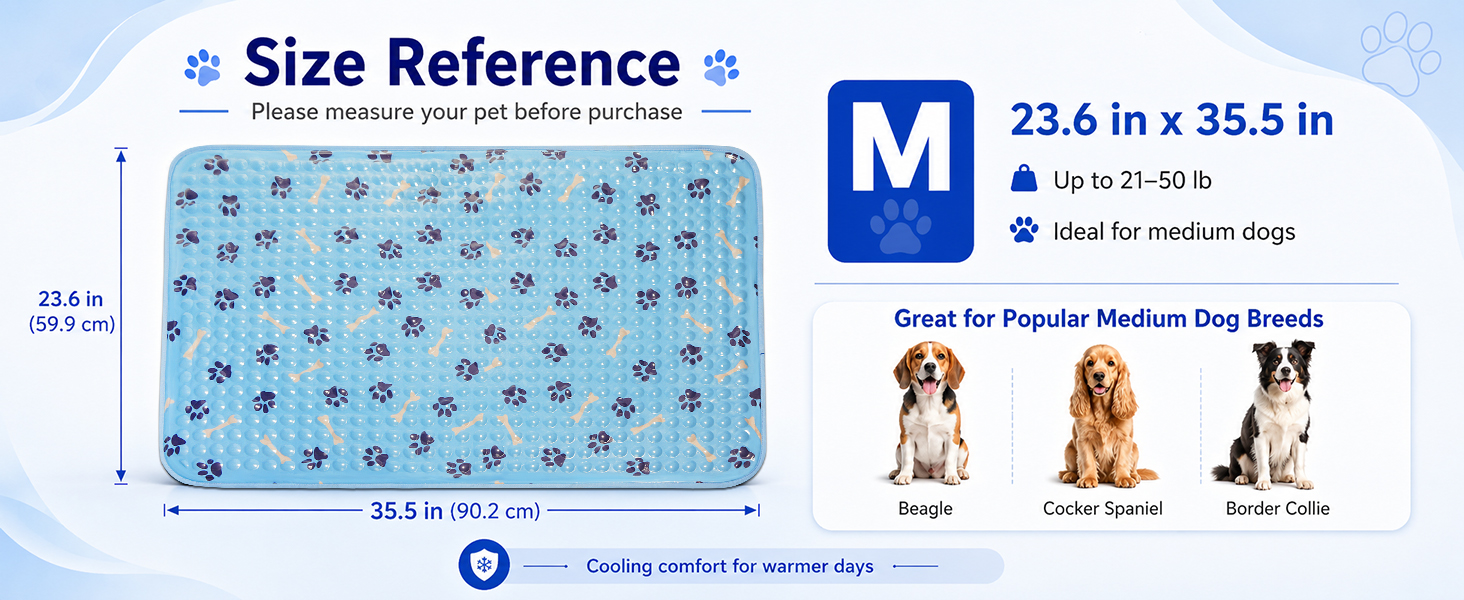 cooling dog mat for large dogs