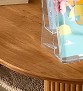 MaxGear Brochure Holder 2 Tier 4x9 inch 2 Packs Brochure Display Stand Flyer Holder Acrylic Broch...