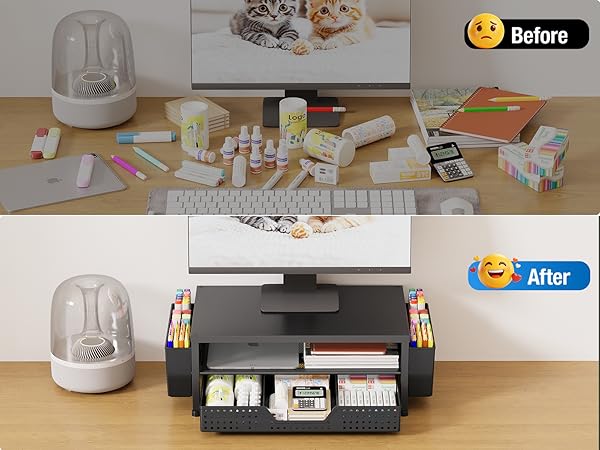 monitor stand for desk organizers and accessories computer stand riser office organization desktop 