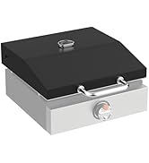 Upgrade Hinged Lid for Blackstone 17 inch 1832 Adventure Ready Griddle, Griddle Lid for Blackston...