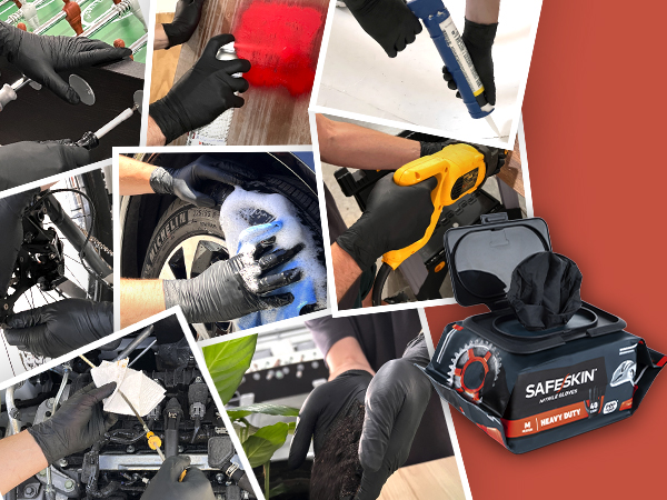Safeskin heavy duty nitrile glove