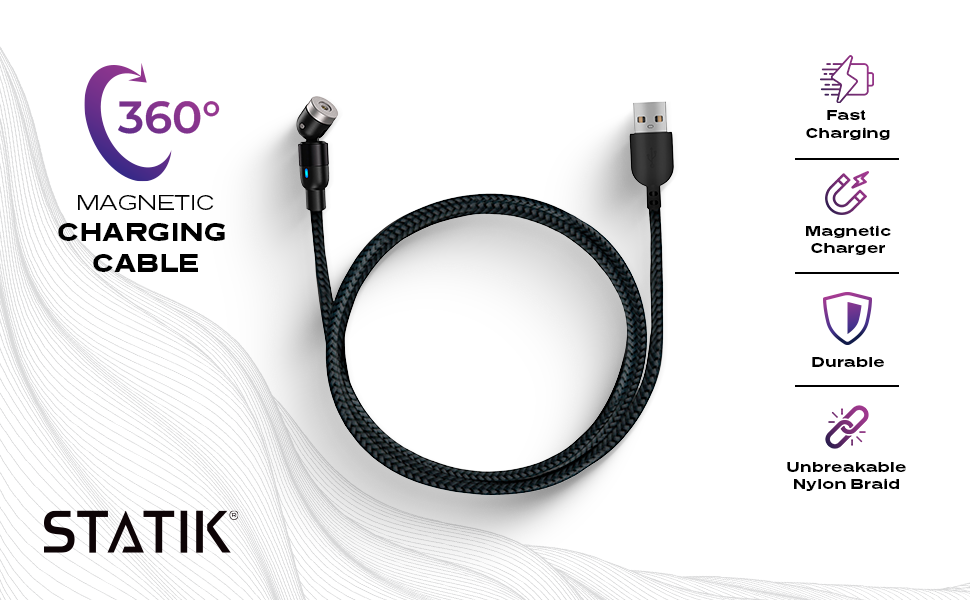 magnetic charger cable magnetic type c cable fast charging magnetic fast charging cable topk 