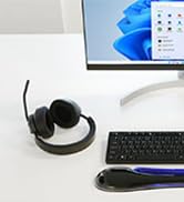 Kensington Duo Gel Mouse & Keyboard Wrist Rest Bundle Set, Ergonomic Keyboard and Mouse Pad With ...