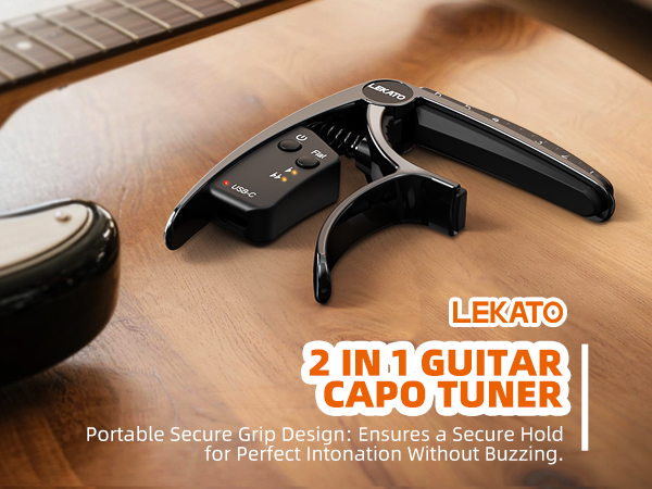 2 in 1 guitar capo tuner