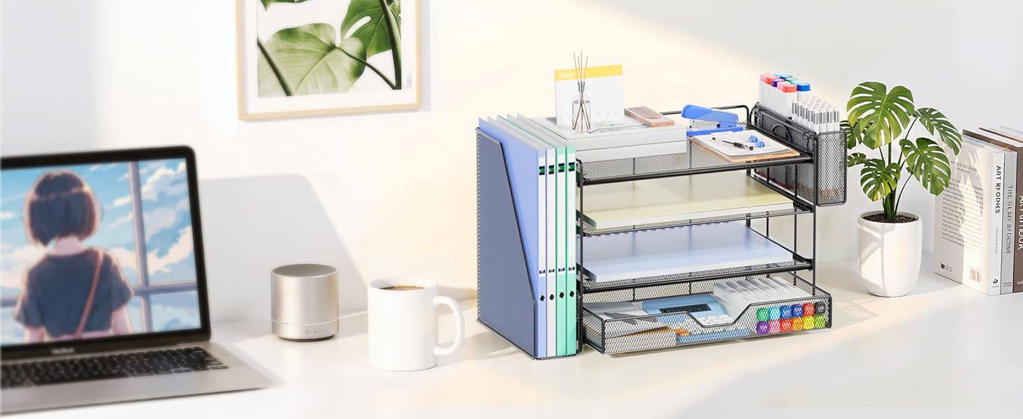 desk organizer monitor stand