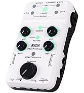 JOYO Audio Mixer USB Audio Interface Stereo XLR+48V Phantom Power Mixer for Live Streaming Record...