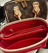 Doxo Purse Organizer Insert for Handbags &amp; Base Shaper Combination,Tote Bag Organizer Insert with...
