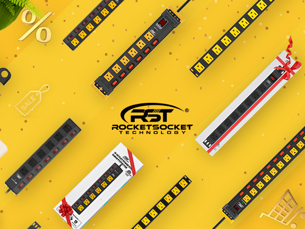 CRST heavy duty power strip surge protector mobile brand banner