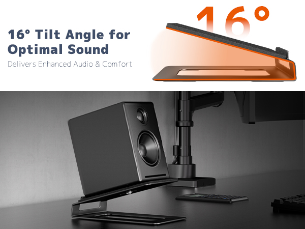16° Tilt Angle for Optimal Sound