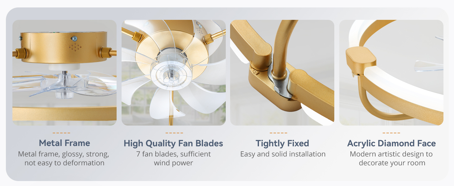 flush mount ceiling fan with lights