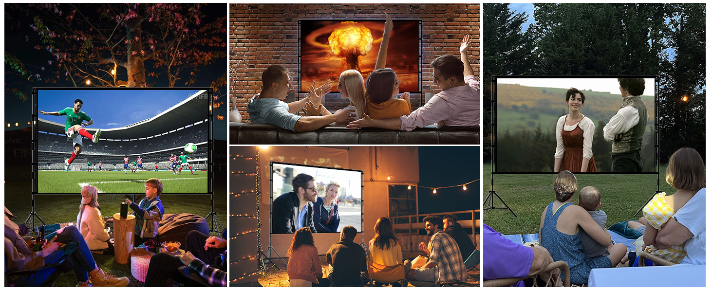 Projector Screen with Stand