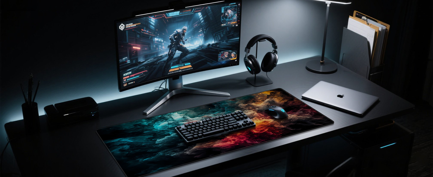 mouse pad desk mat large gaming mousepad keyboard xxl xl big extended extra oversized desktop