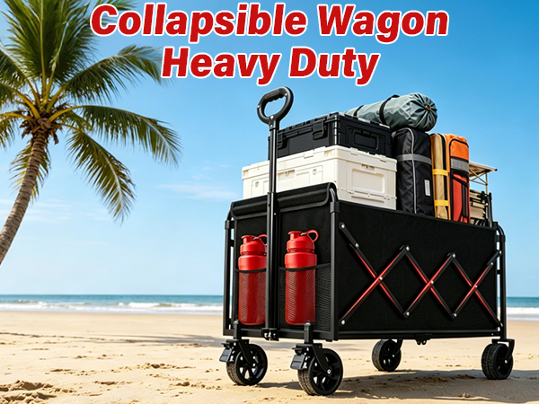 wagons carts foldable heavy duty