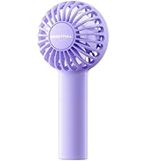 SWEETFULL Mini Portable Fan Powerful Handheld Fan Rechargeable,3 Speeds Personal Small Hand Fan f...
