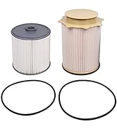 CARMOCAR Fuel Filter Water Separator set 68157291AA and 68436631AA replacement for 2019 2020 2021...