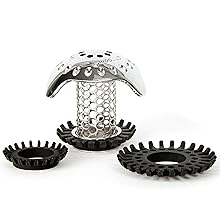 clogged drain, drain clog, slow drain, sink drain, hair in drain, draino, oxo, lekeye, hair strainer