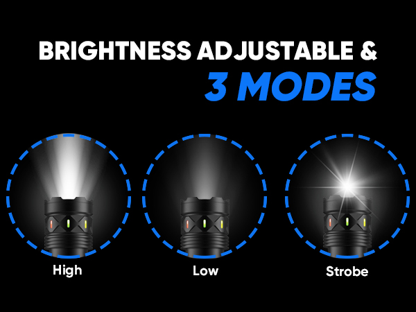 Flashlights High Lumens Rechargeable
