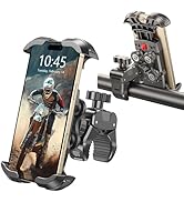 Dawinga Bike Phone Holder, [Vibration Damper] [Tool-Free] Motorcycle Phone Mount, [Silicone Cushi...