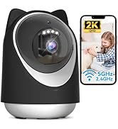 Security Camera Indoor,Wi-Fi &Two-Way Audio,Indoor Camera for Home,Baby/Dog/Cat/Pet Camera with P...